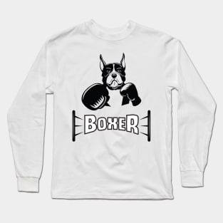 Boxer Dog Shirt - Boxer Dog Tee T Shirt Tshirt Gifts Clothes Long Sleeve T-Shirt